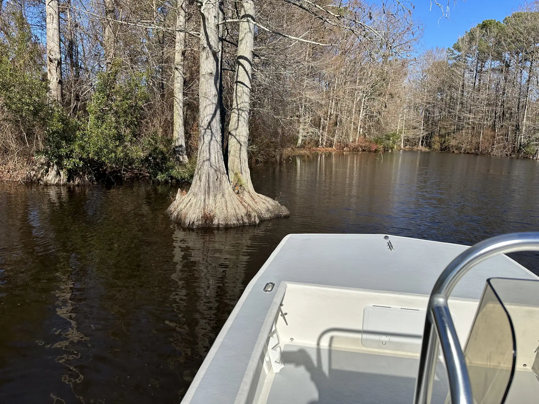 19 Hancock Skiff interior