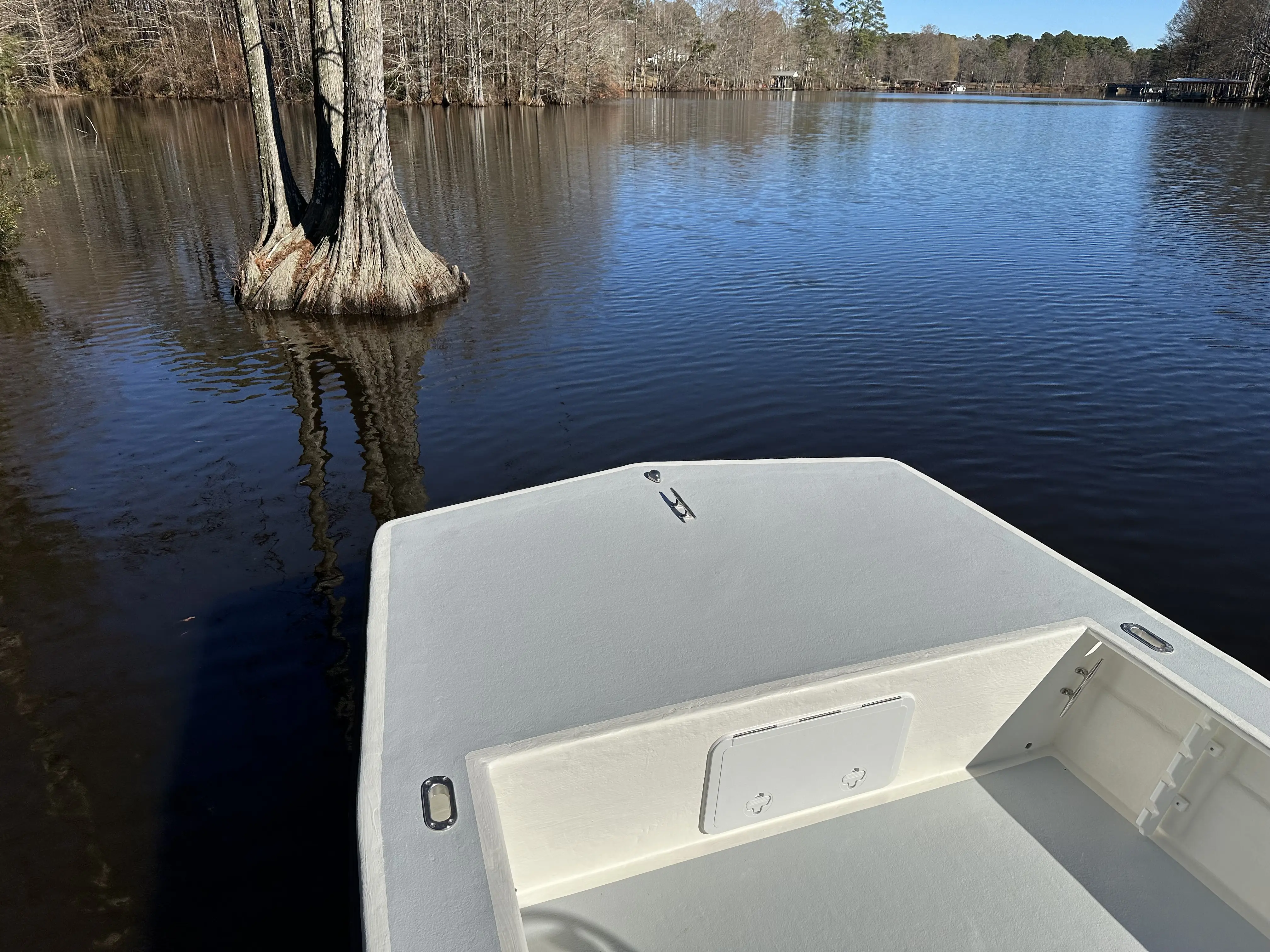 19 Hancock Skiff interior
