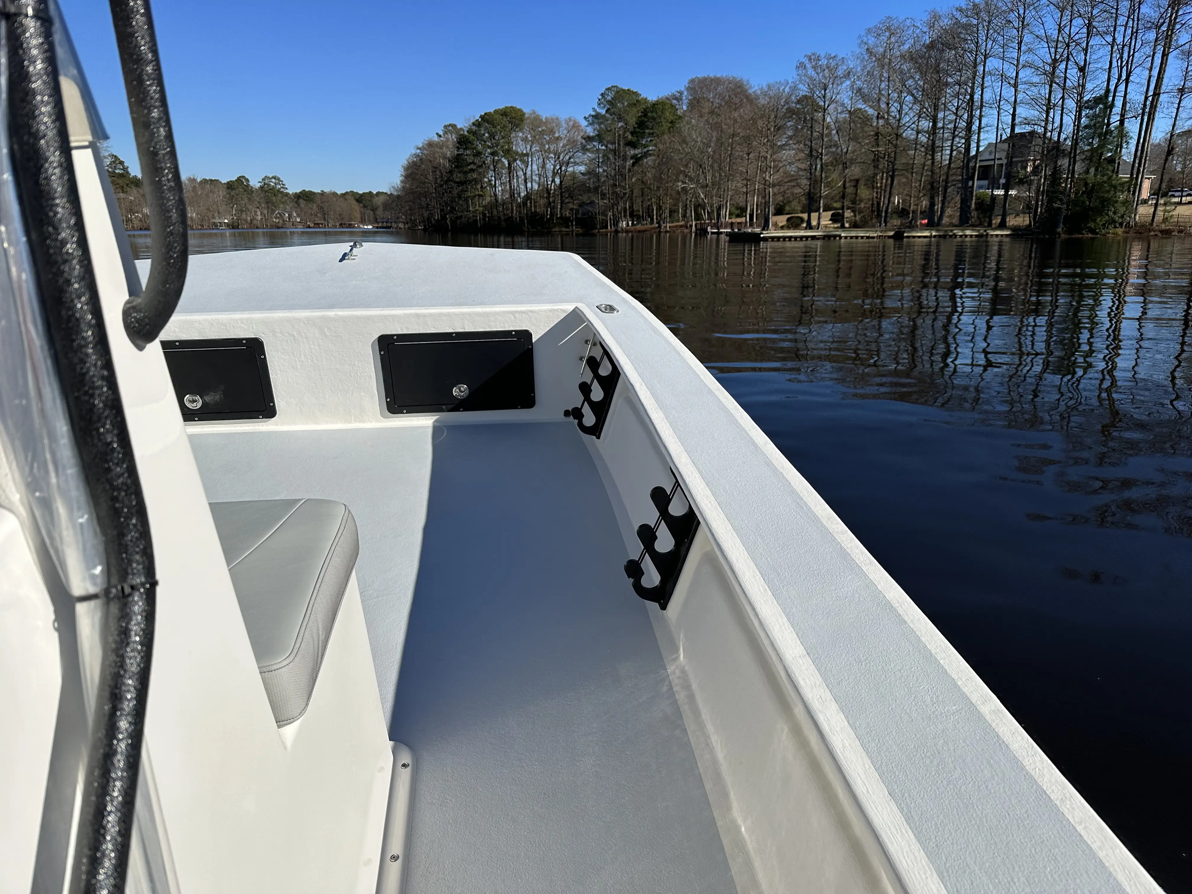 22 Hancock Skiff interior