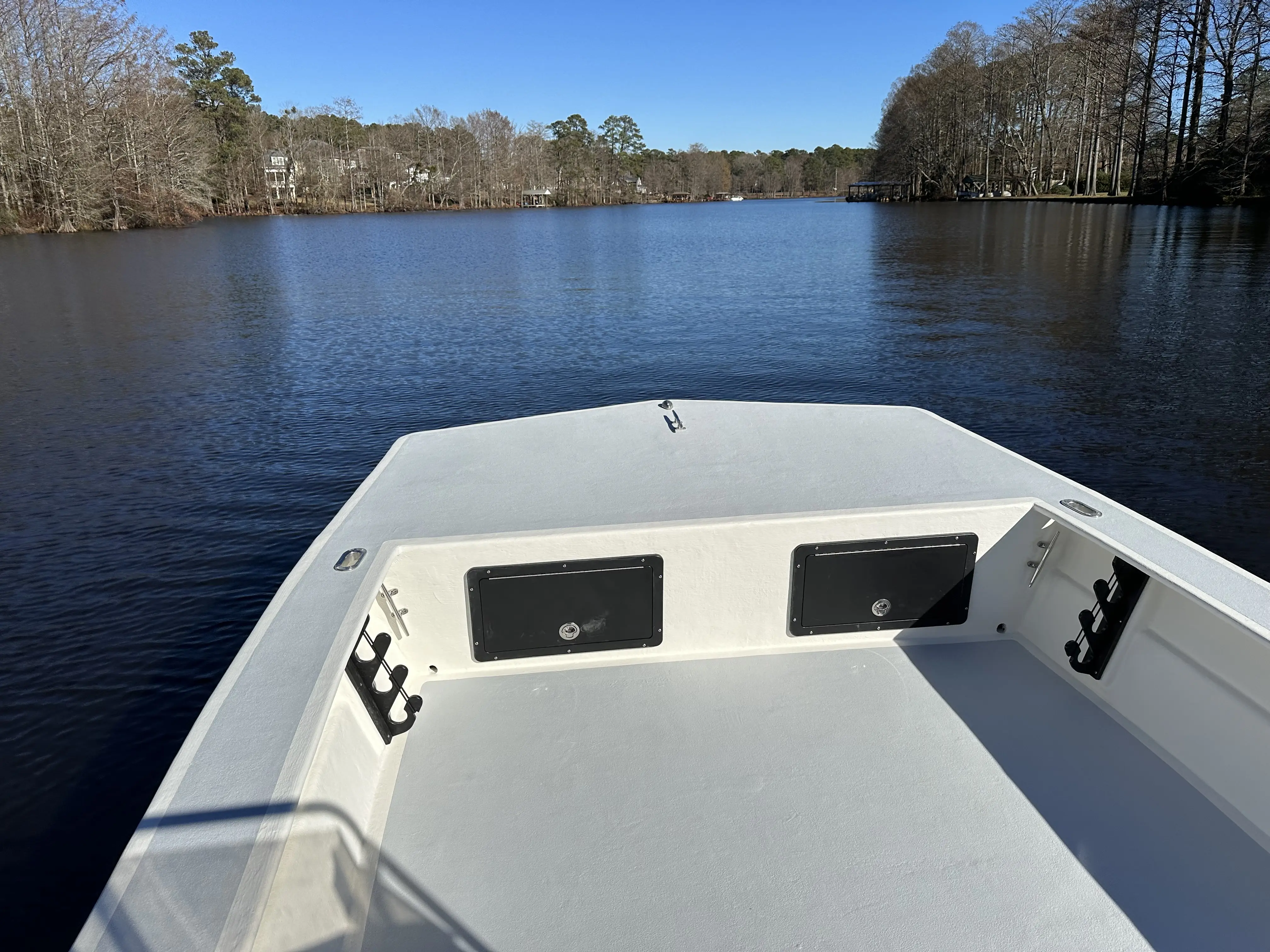 22 Hancock Skiff interior
